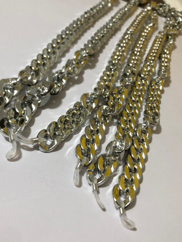 بندعینک کارتیر|بندعینک فانتزی|بندعینک زنجیری|بندعینک نقره ای