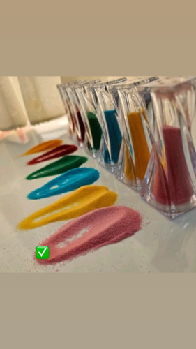 نمک رنگی خوراکی | نمک صورتی