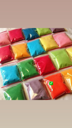 نمک رنگی خوراکی | نمک نارنجی