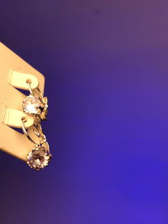 گوشواره تک نگین، سنگ زیرکونیا،گوشواره جواهری،اکسسوری وارداتی، برند Accessories
