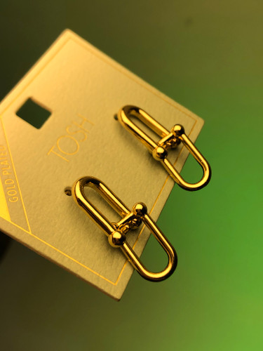 گوشواره دخترانه|گوشواره چندلاین|گوشواره ترند برند|گوشواره پینترستی استیل |زیورآلات زنانه روکش طلا