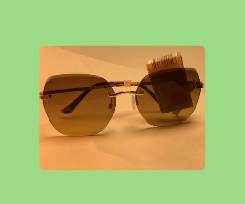 عینک آفتابی اصلی اورجینال خارجی|عینک آفتابی uv 400 اورجینال|عینک آفتابی اصلی اروپایی برند|عینک شیشه رنگی |عینک اروپایی|عینک بدون فریم قهوه ای سایه دار آلمانی