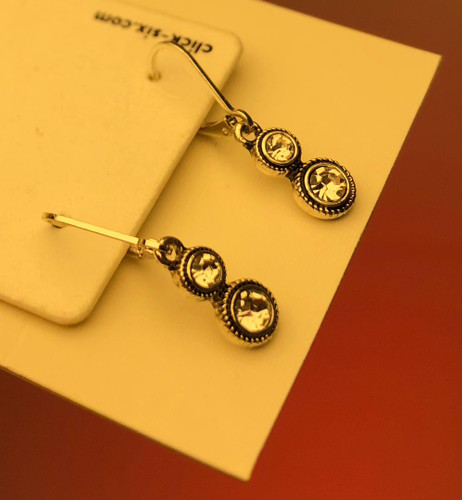 گوشواره کریستال|گوشواره مجلسی|گوشواره آویز کریستالی،گوشواره کریستال سفید، گوشواره دخترانه|گوشواره پینترستی