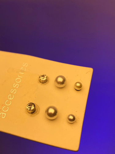 پک گوشواره |پک ۳ تایی گوشواره پکی |پک کریستالی |پک اکسسوری اقتصادی|گوشواره شیشه ای|گوشواره ترند