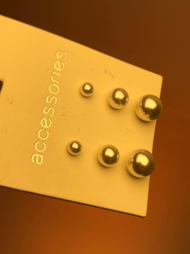 گوشواره پینترستی مرواریدی|گوشواره پکی ۳تایی|پک گوشواره ارزان🎀گوشواره کیوت|اکسسوری خاص|پک 89تومنی